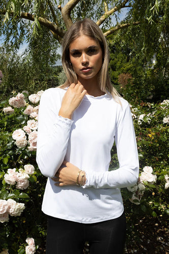 Seville Long Sleeve in White